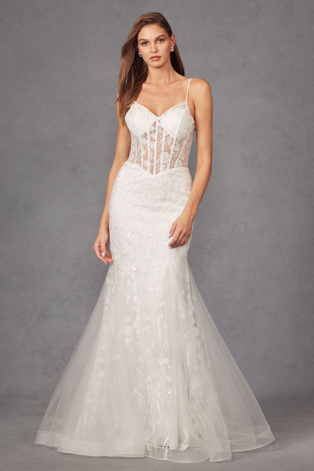 Elegant Lace Corset Prom Dress_JU 2441SW