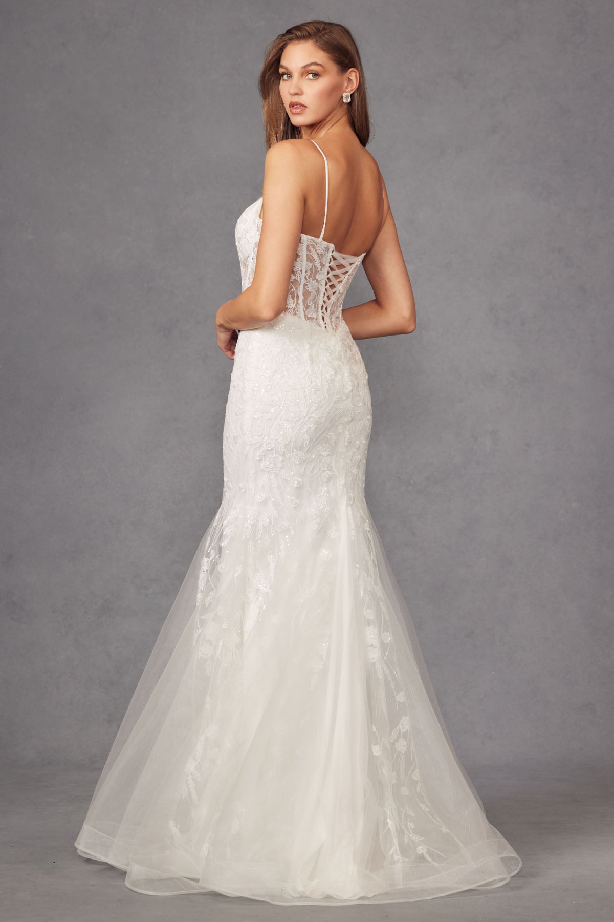 Elegant Lace Corset Prom Dress_JU 2441SW