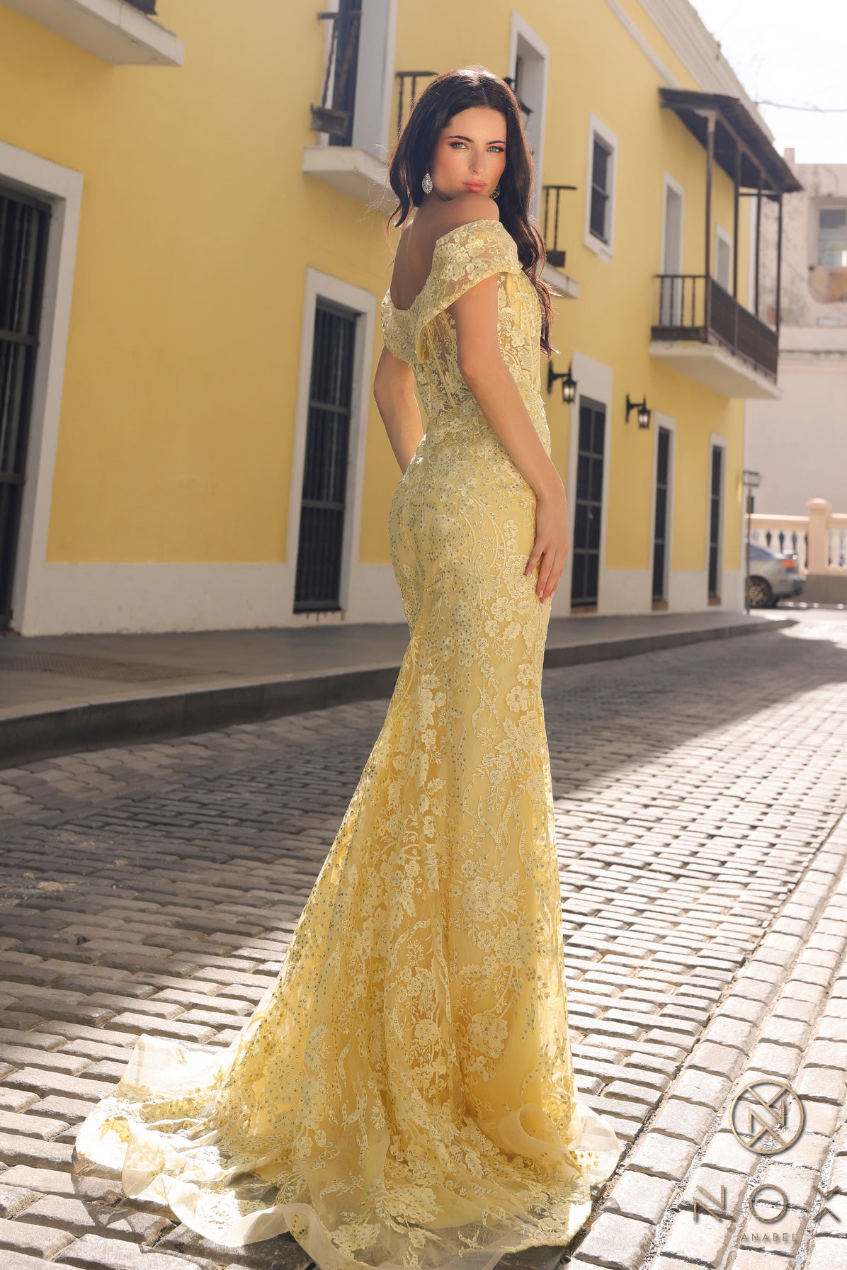 Elegant Lace Prom Dress with Slit_NX C1455